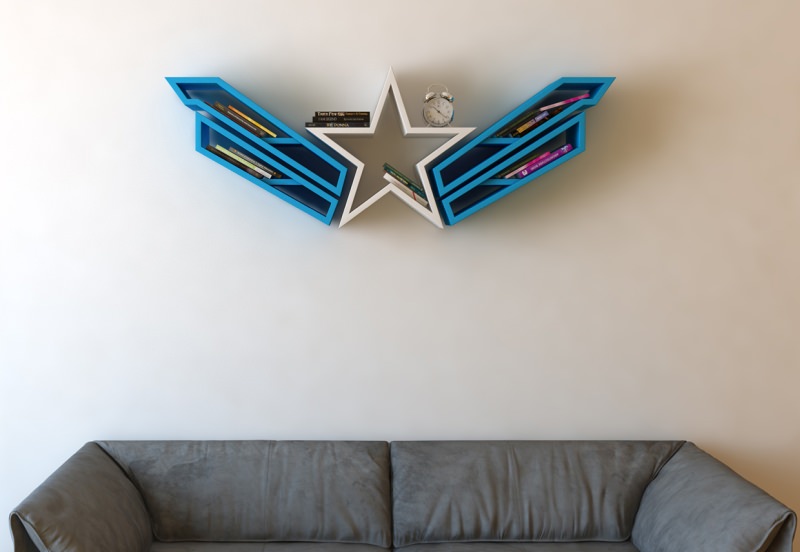 Superhero Bookshelves