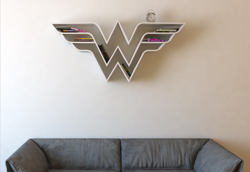 Superhero Bookshelves