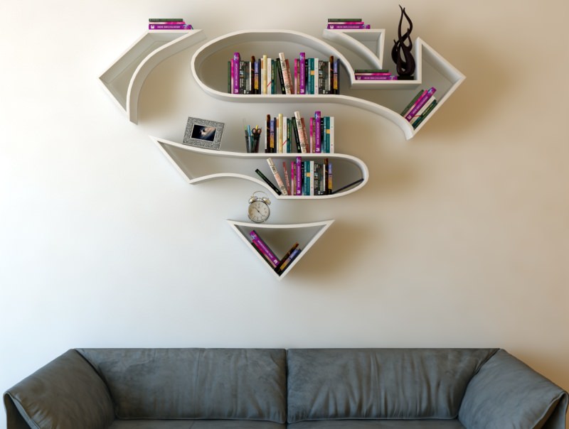 Superhero Bookshelves