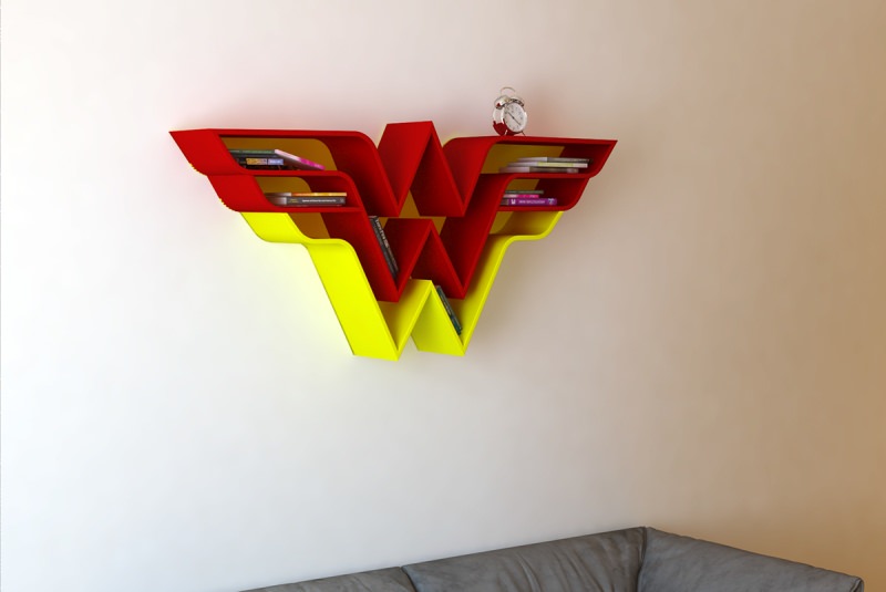 Superhero Bookshelves