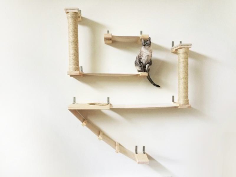 Catastrophic Creations: Wall-mounted cat furniture for notorious felines