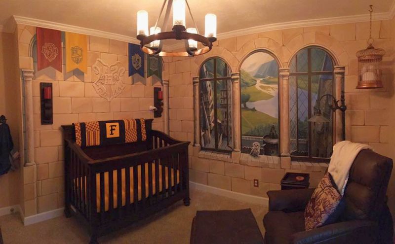 Dad gifts his little son amazing Harry Potter-themed nursery