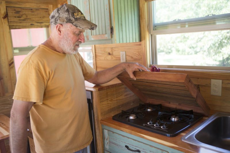 Houston carpenter builds tiny living quarters on wheels