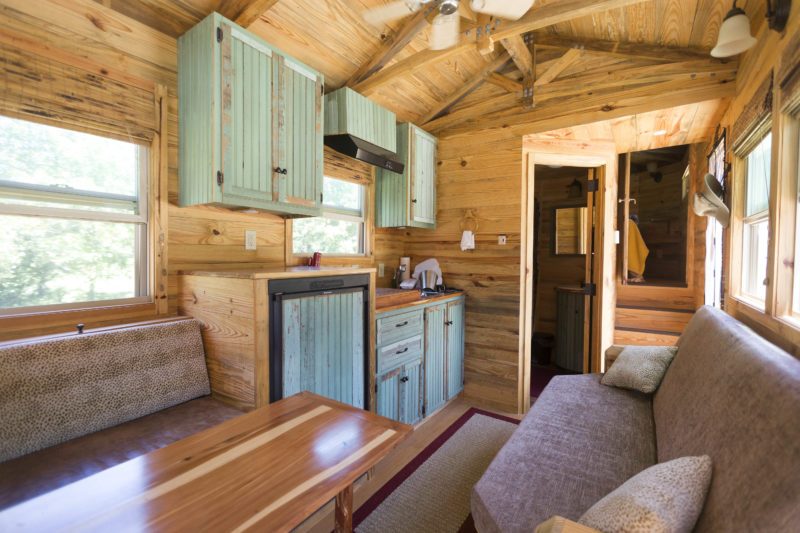 Houston carpenter builds tiny living quarters on wheels