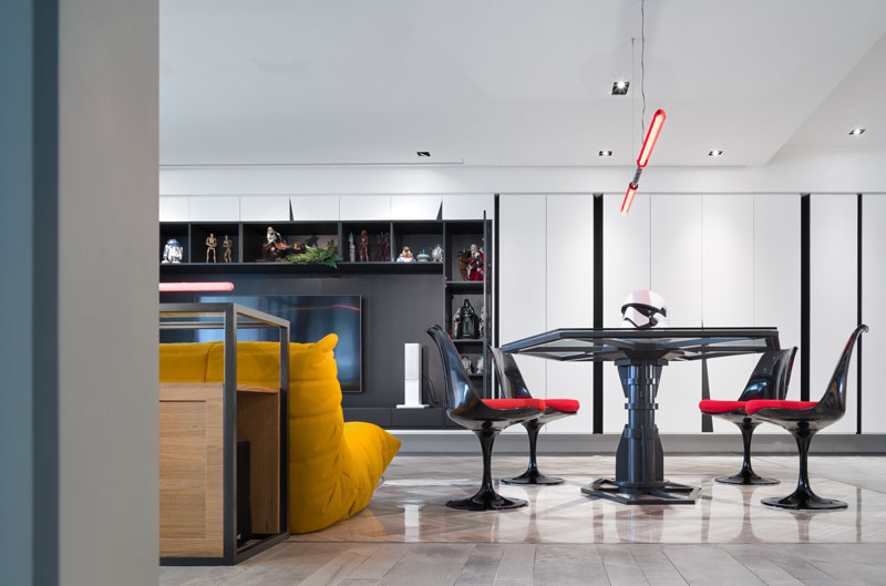 Star Wars-themed Apartment by White Interior Design