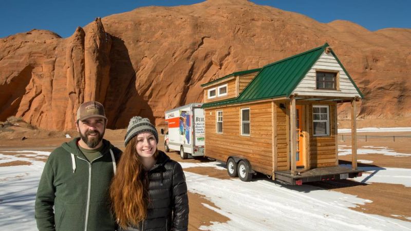 Christian Parsons and Alexis Stephens’ most traveled tiny house in the world