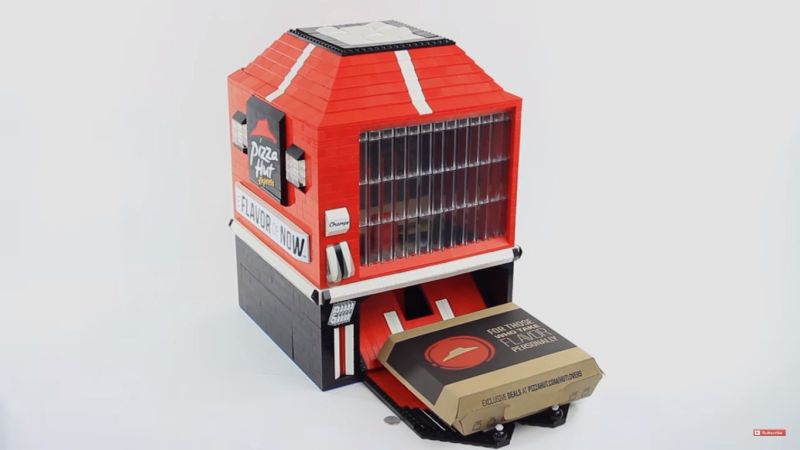 pizza hut lego truck