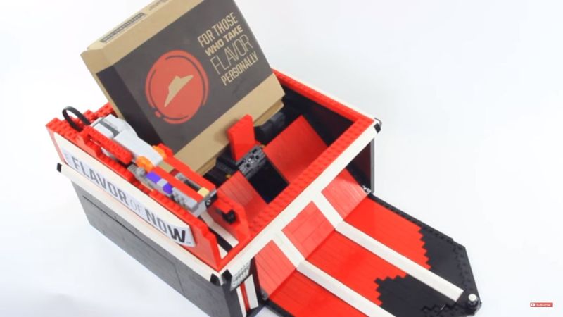 pizza hut lego truck