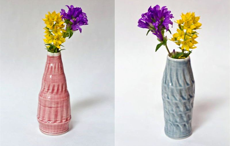 3D printed porcelain ceramics by Heather Kegel