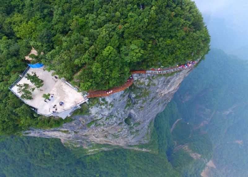 The dizzying heights will make your stomach churn 