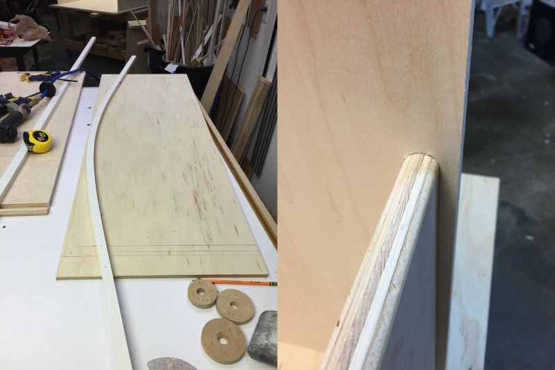 Crafted jig for headboard and footboard 