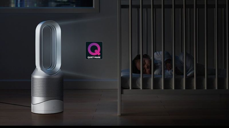 Sleep mode purifies air with any sound distractions while you sleep 