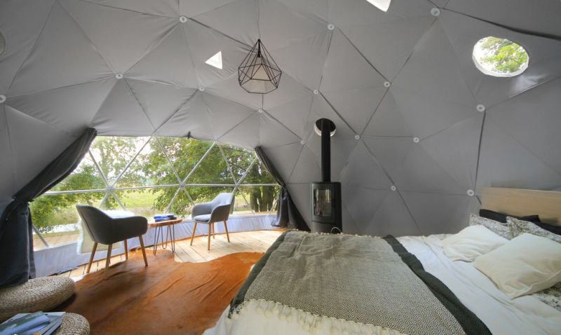 F.Ḍomes DIY geodesic dome