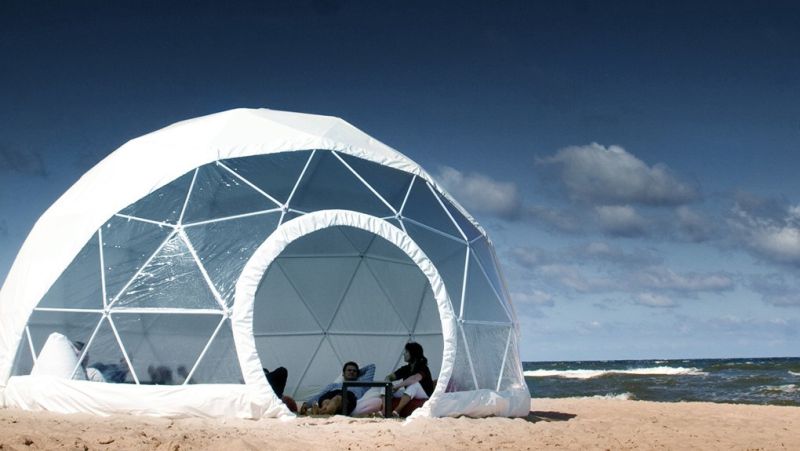 F.Ḍomes DIY geodesic dome