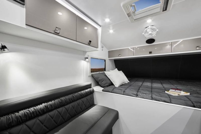 Energy efficient van with all comfortable living space 