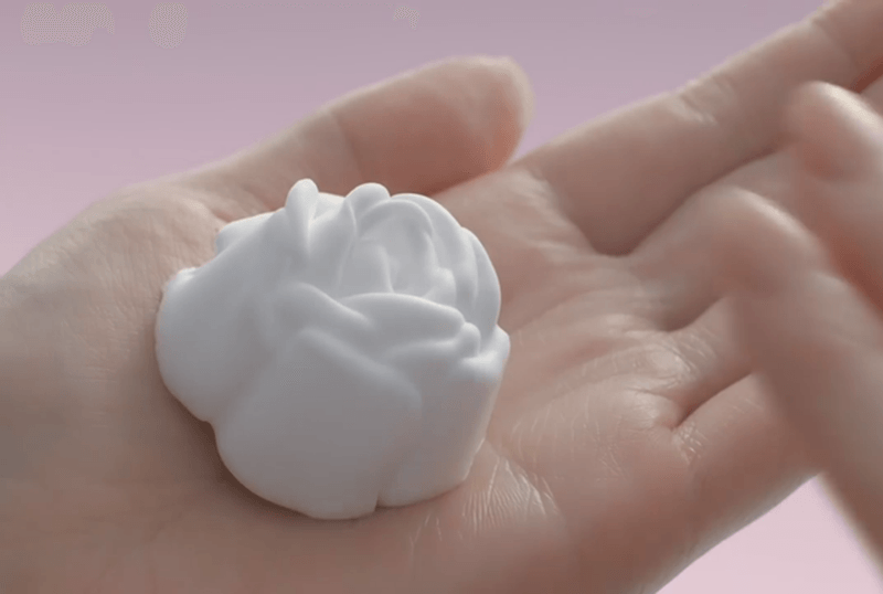 Japanese Soap Dispenser Rose-shaped Foam