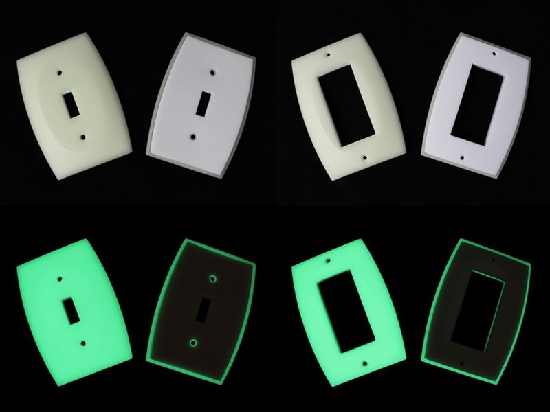 Replace standard light switches with GlowaSwitch 