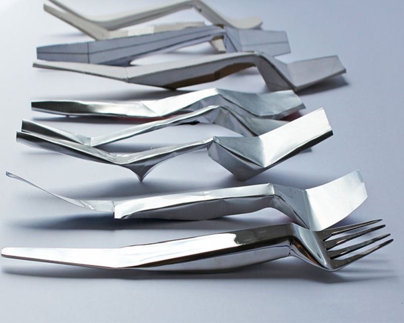 Paper Cutlery by Agnieszka Krzyzanowska