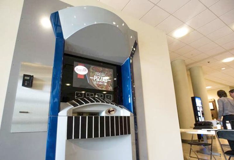 Pizza ATM vending machine installed at Xavier University 