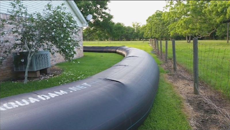 AquaDam creates impregnable barrier between your house and flood water 