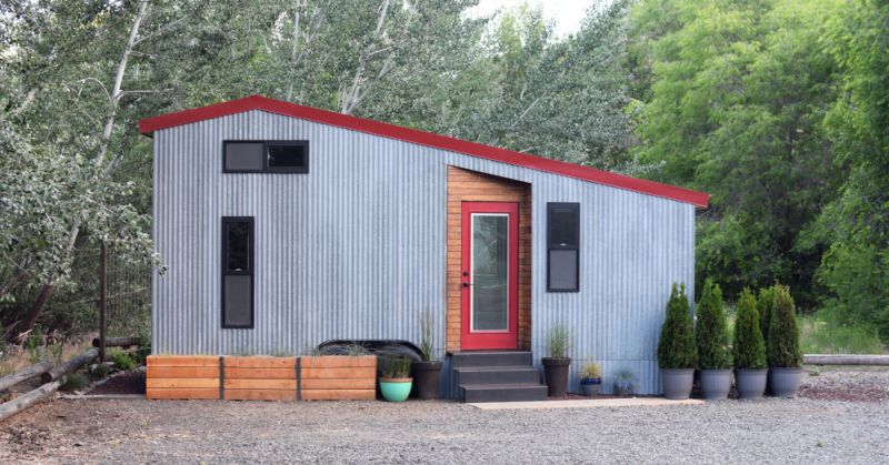 The Shed tiny house with space saving interiors 