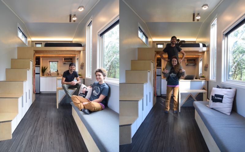 Spacious tiny house build by a couple 