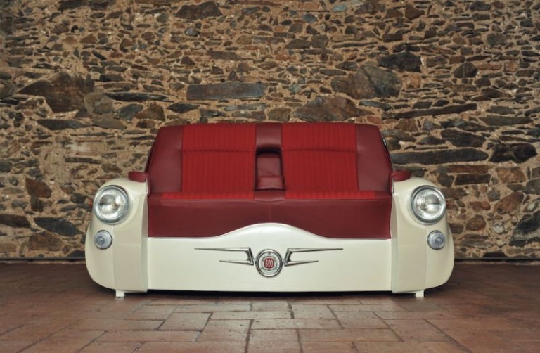 Sofa 600 Car Couch is Perfect for Car Lover's Living Room