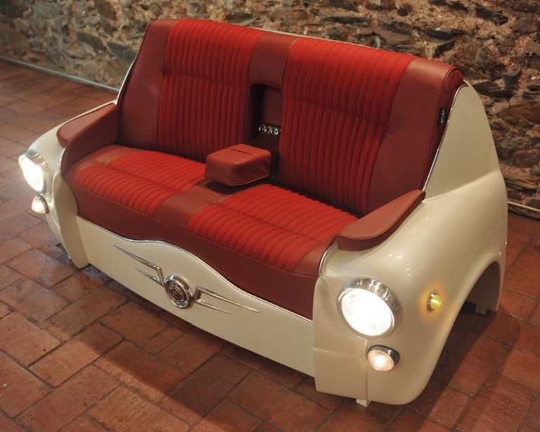 Sofa 600 Car Couch is Perfect for Car Lover's Living Room