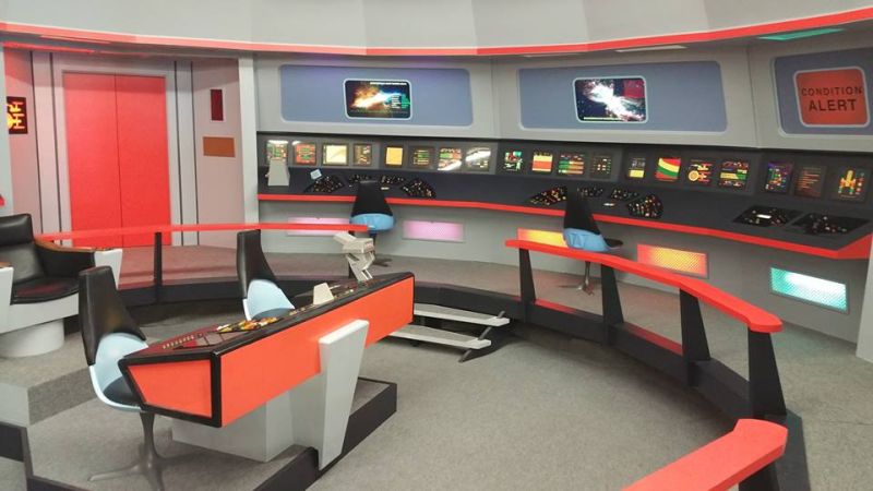 Star trek fan designs set replica to commemorate the franchise