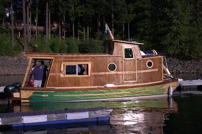 WaterWoody Solarpowered houseboat ideal for adventurous water trips