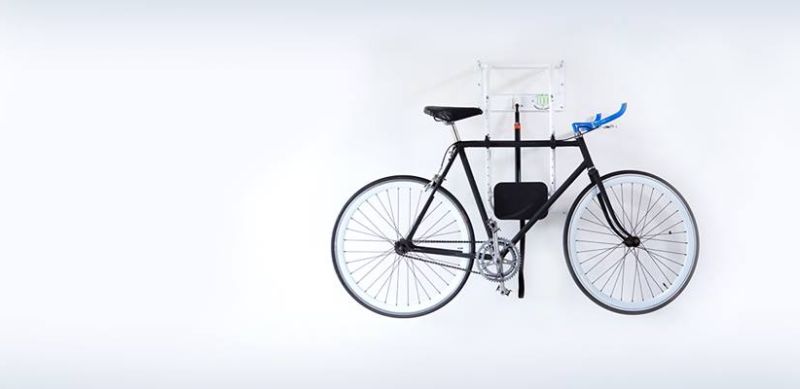 Attach your bike to it to store it in vertical space of your room 