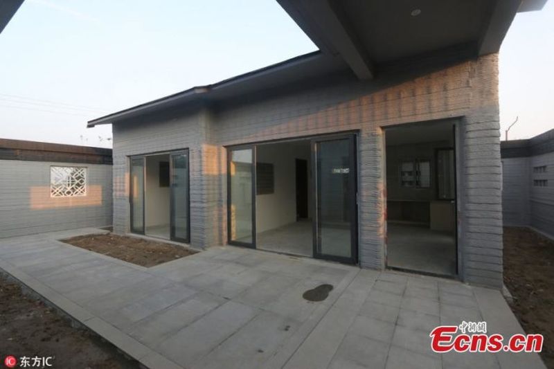 3D printed houses in China’s Shandong Province