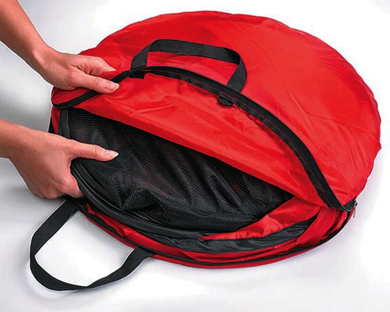 A roundish bag for keeping the anti-insect tent 