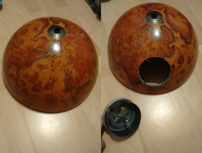 DIY Star Wars Death Star Globe Bar for a little cosmic touch