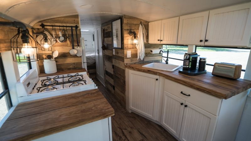 Elegant cabinetry with modern appliances to cook your favorite food any time 