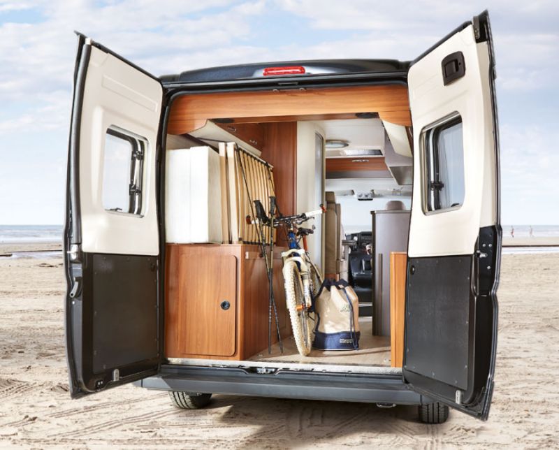 Rear view of the Vantana that has enough space to accommodate your gear 