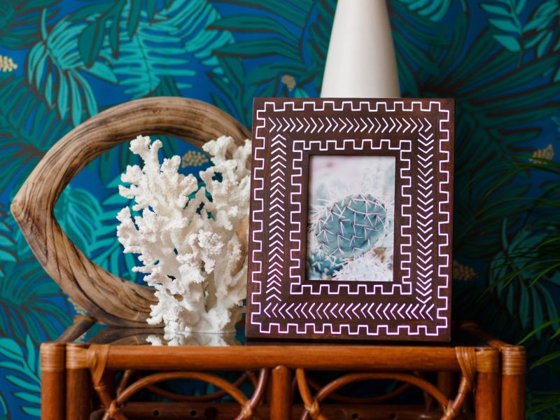 Bohemian-chic styled picture frames by Alyse Rodriguez 