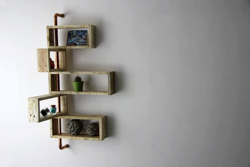 Nitya pallet wood shelving system by YvaR DesigN