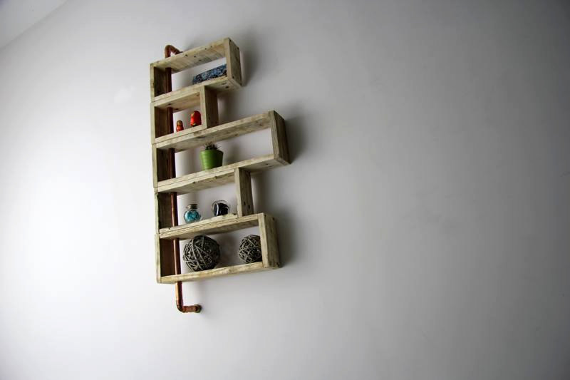 Nitya pallet wood shelving system by YvaR DesigN