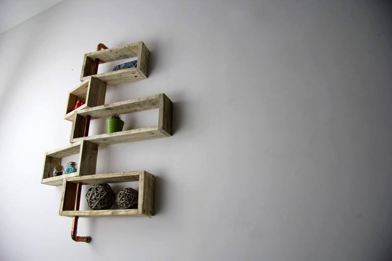 Nitya pallet wood shelving system by YvaR DesigN