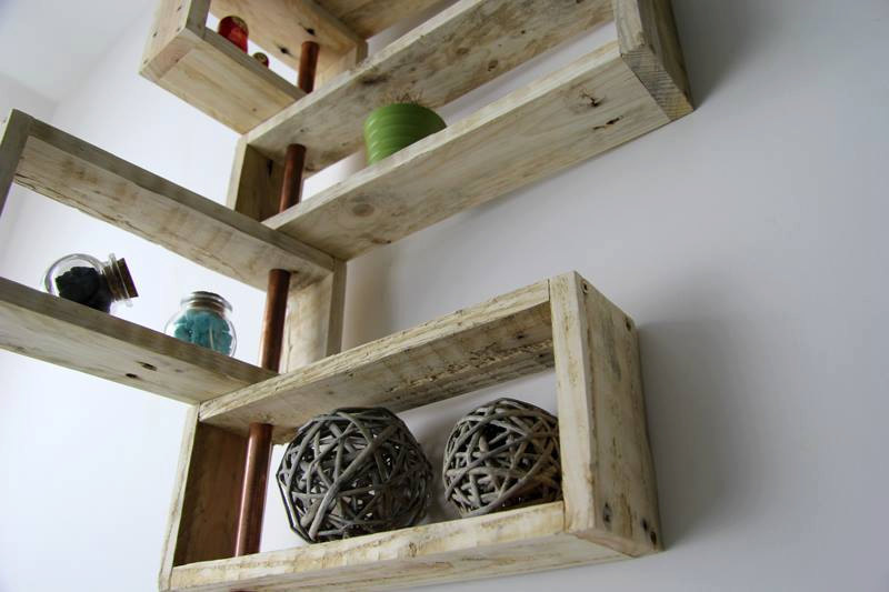 Nitya pallet wood shelving system by YvaR DesigN