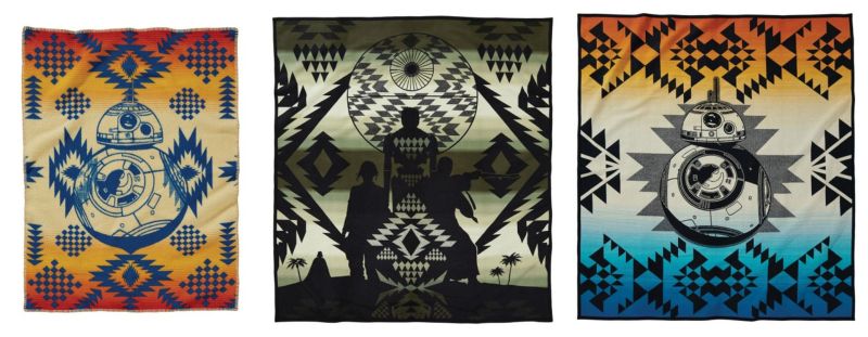 Pendleton blankets feature BB-8 and Star Wars Rogue One characters