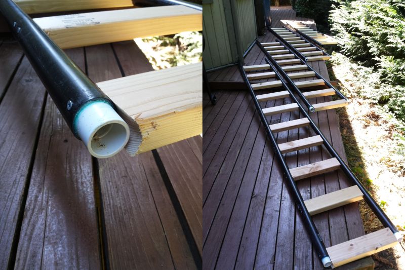 Retired aerospace engineer builds backyard rollercoaster for grand kids