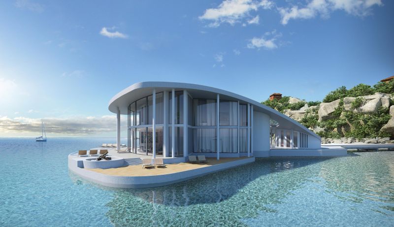 This luxury floating home by Tangram 3Ds looks just like a Stingray_2