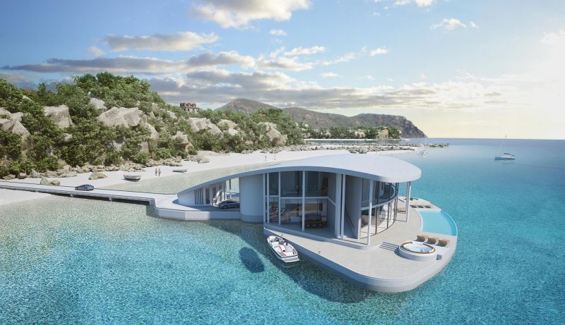 This luxury floating home by Tangram 3Ds looks just like a Stingray_3