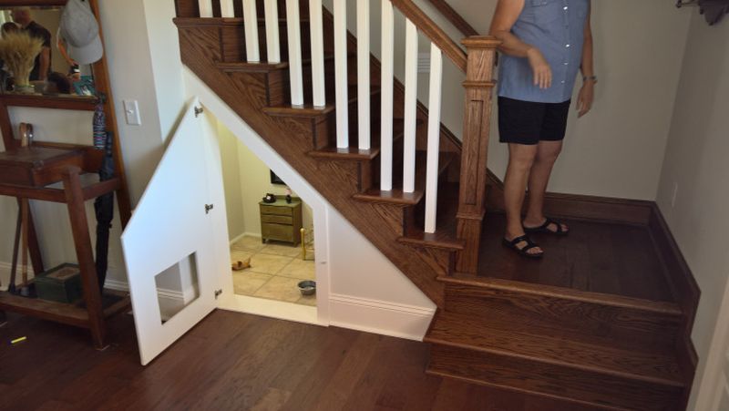 Tiny Chihuahua's Bedroom Under The Stairs