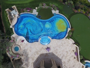 Van Gogh’s The Starry Night Swimming Pool