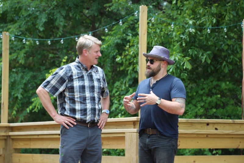 Zack Brown seeks help from Pete Nelson to design this treehouse 