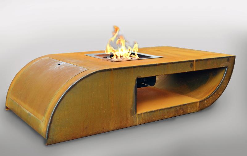 Zeno Salone outdoor fire table