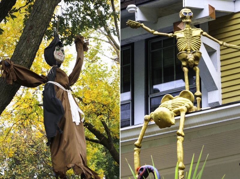 Arlington family went all-out to dress up their home for Halloween